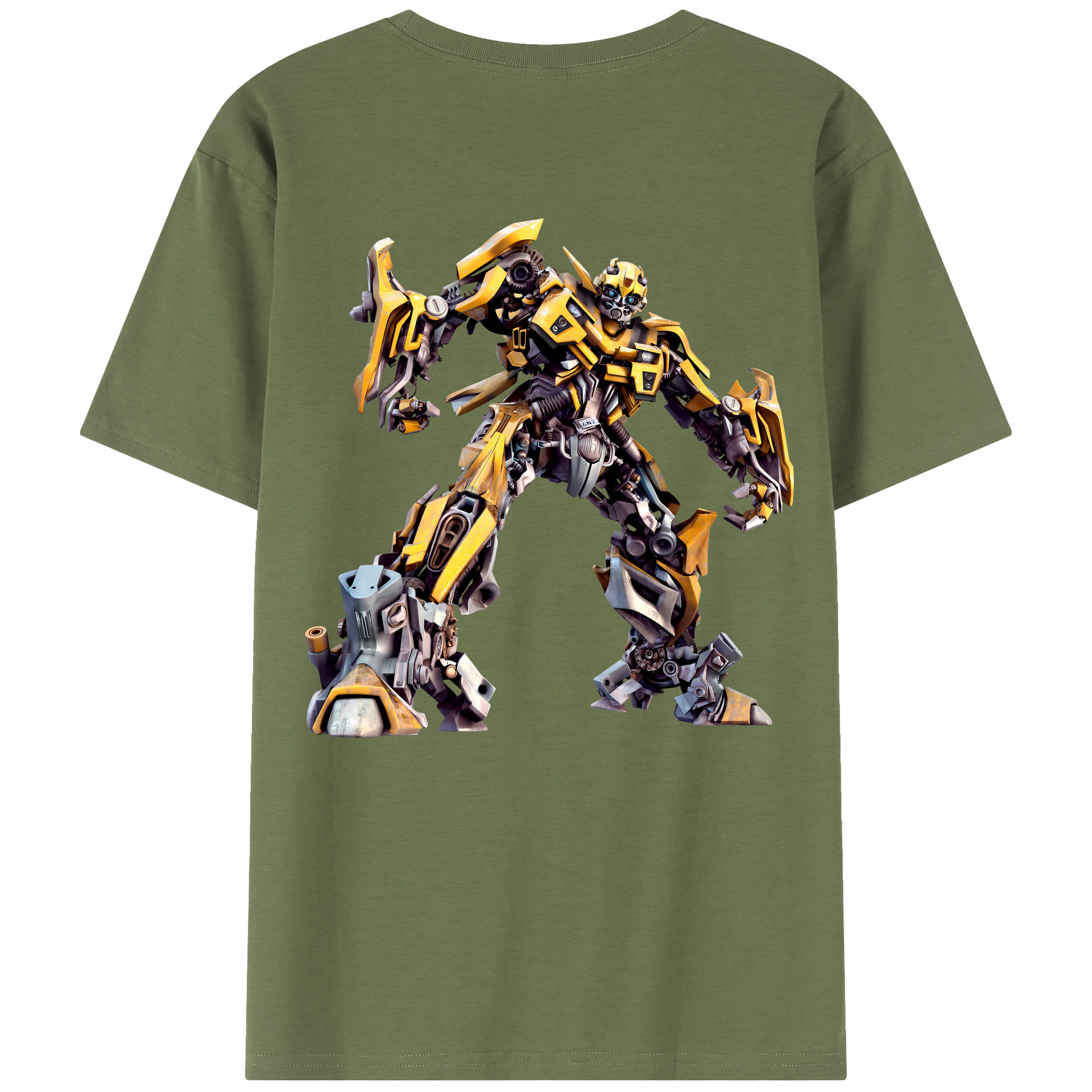 （画像用） Transformers トランスフォーマー 綿100％半袖Tシャツ（背面プリント）